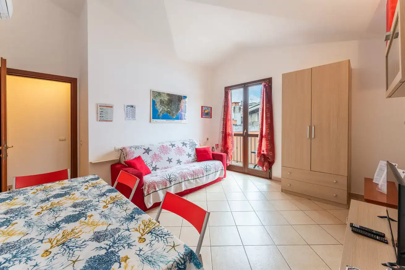inside a bright flat